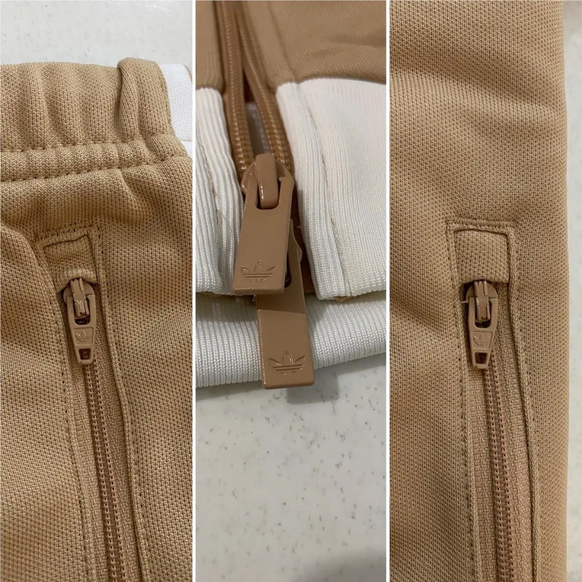 Adidas clothing - Magic Beige White 4