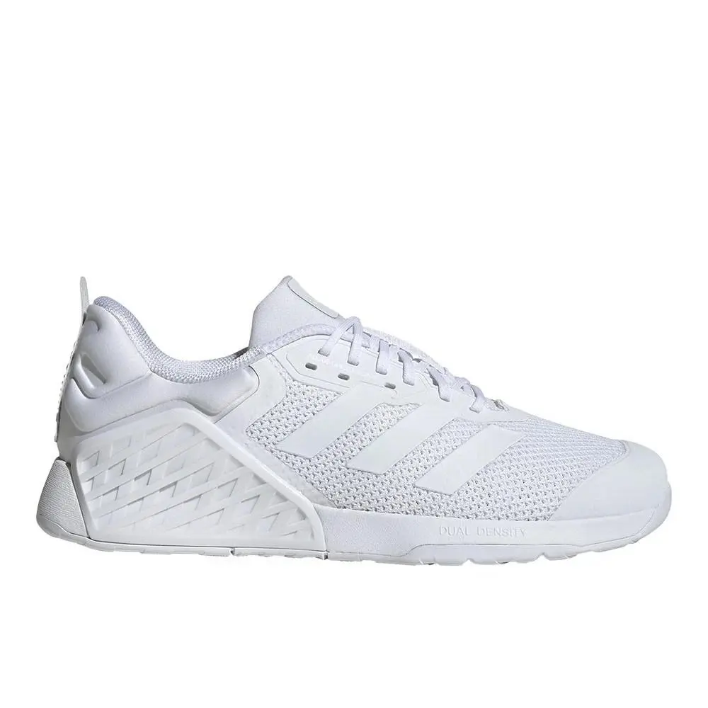 Mens Size 8-  Dropset 3 Training Weightlifting White Gym Shoes IH8289 by Adidas
