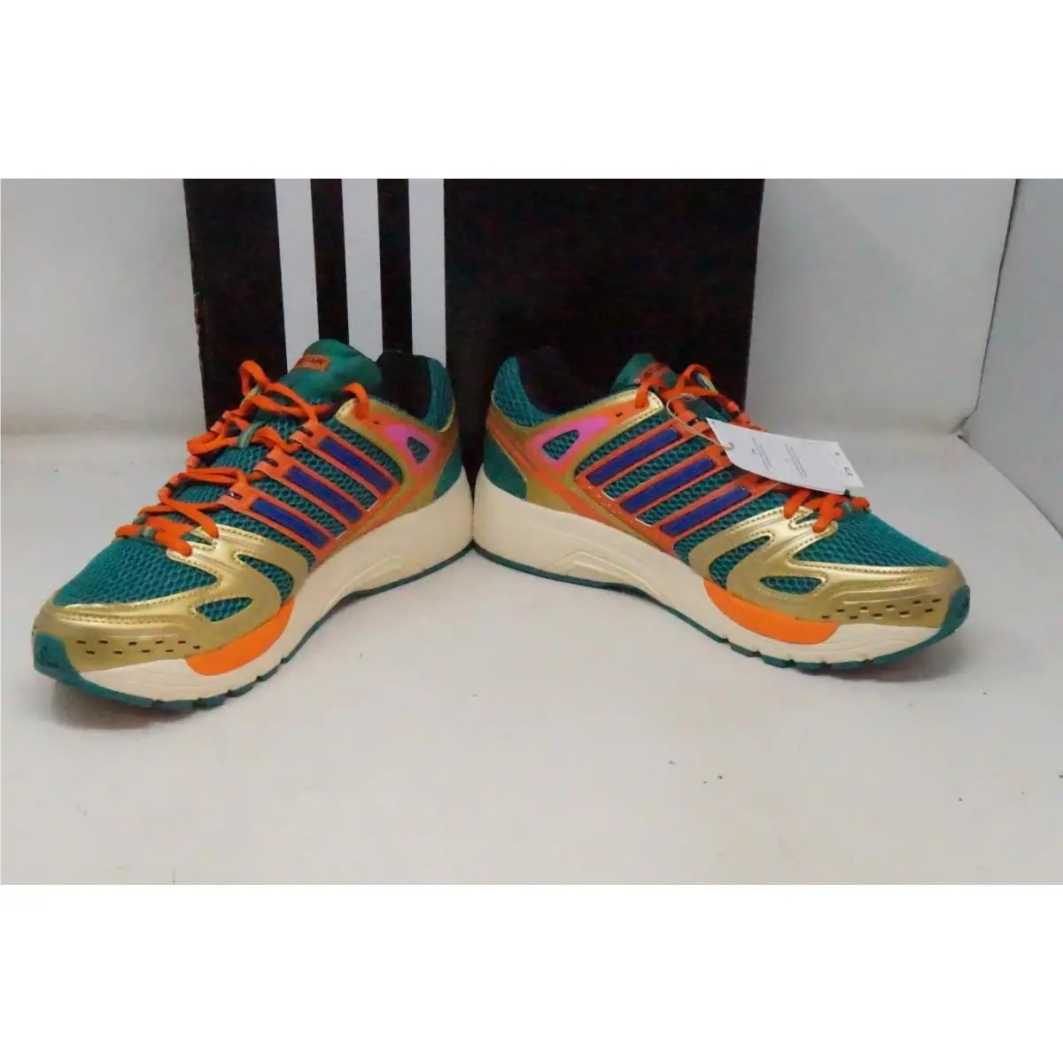 Adidas shoes - adidas Adistar Control 5 - Adistar Control - KJ8341 - Green, Manufacturer: Green/Orange/Gold/Pink 7