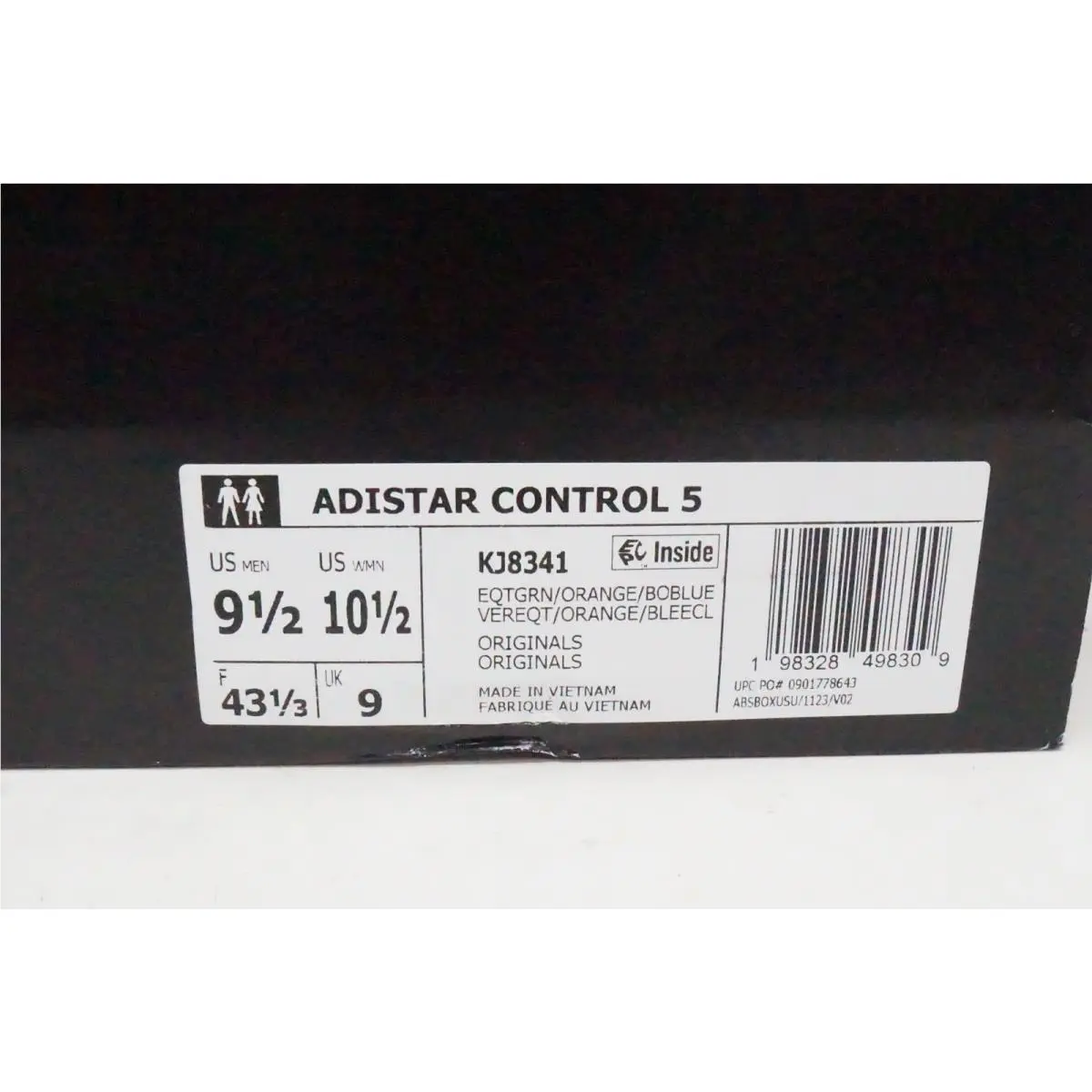 Adidas shoes - adidas Adistar Control 5 - Adistar Control - KJ8341 - Green, Manufacturer: Green/Orange/Gold/Pink 12