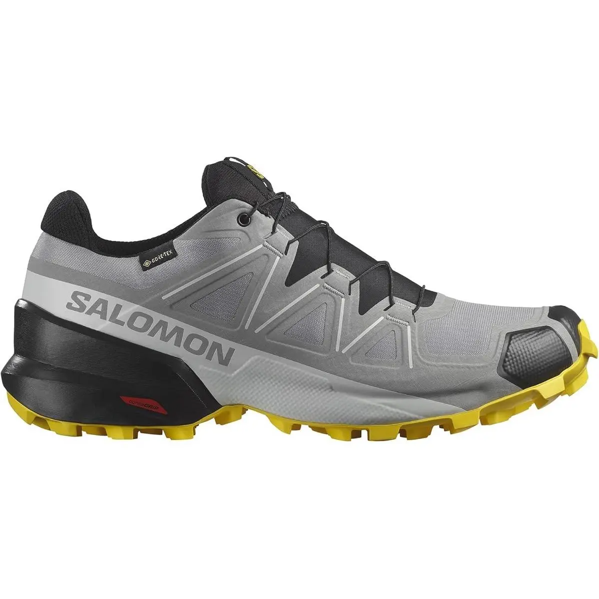 Salomon shoes - Speedcross GTX - Speedcross GTX - 475692 - Sharkskin/Black/Lemon (UPC: 195751603058) 3