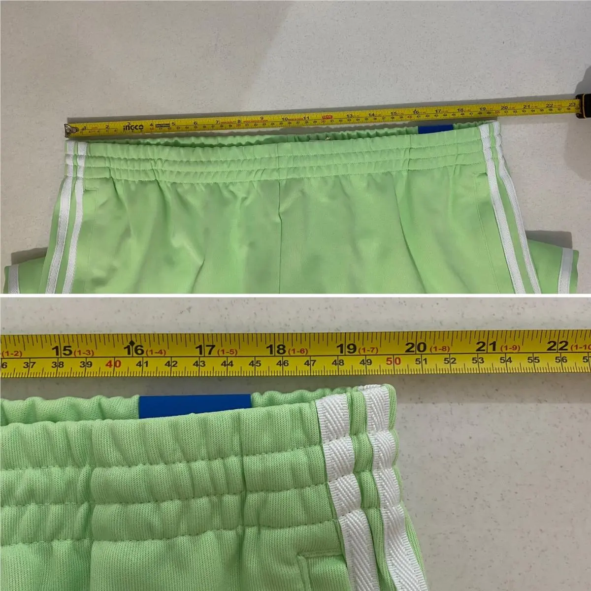 Adidas clothing - Semi Green Spark White 9
