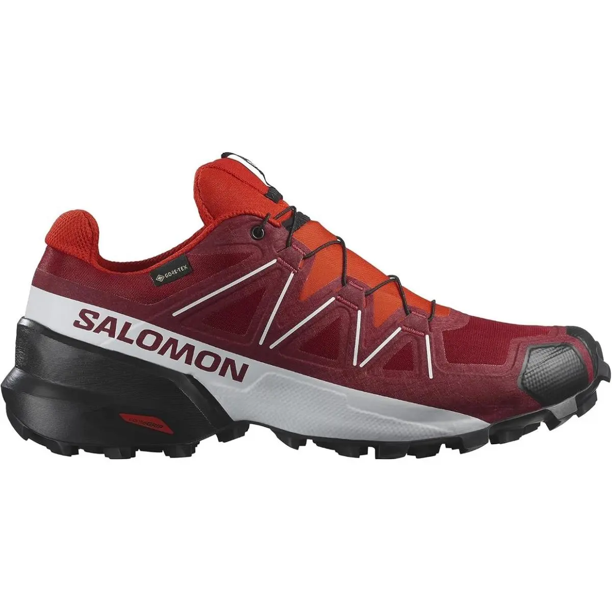 Salomon shoes - Speedcross GTX - Speedcross GTX - 475691 - Red Dahlia/White/Black (UPC: 195751603027) 2