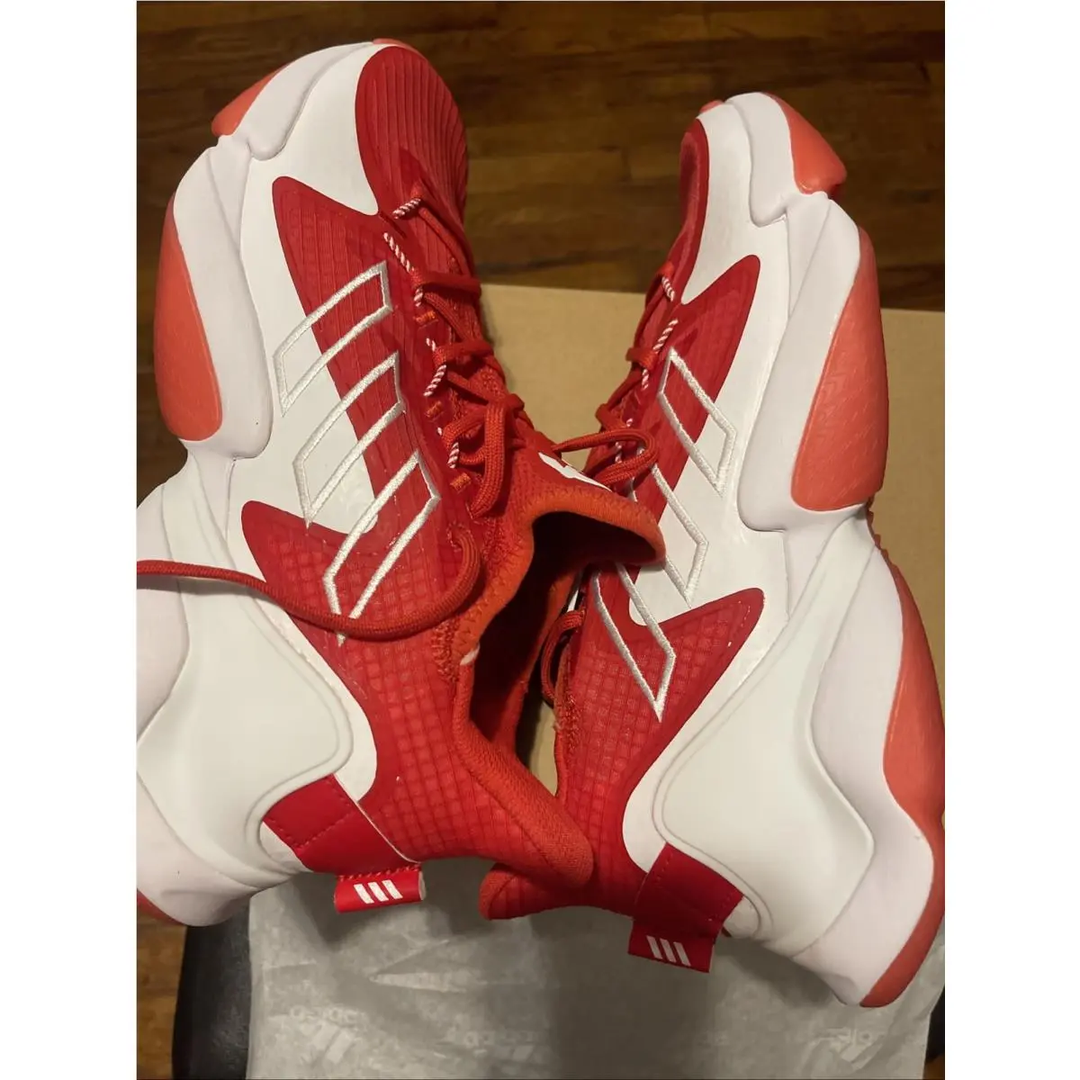 Size 11.5- Adidas Mahomes 1 Impact Flx Team Collegiate Red