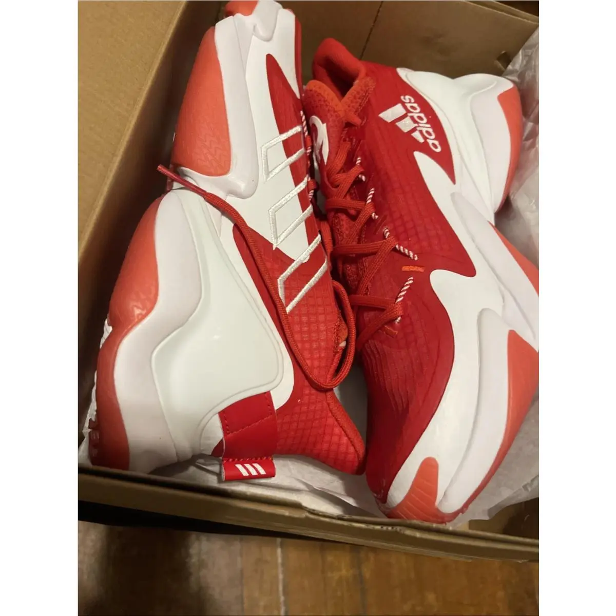 Adidas shoes - adidas Mahomes 1 Impact FLX - GZ5006 - Red 3