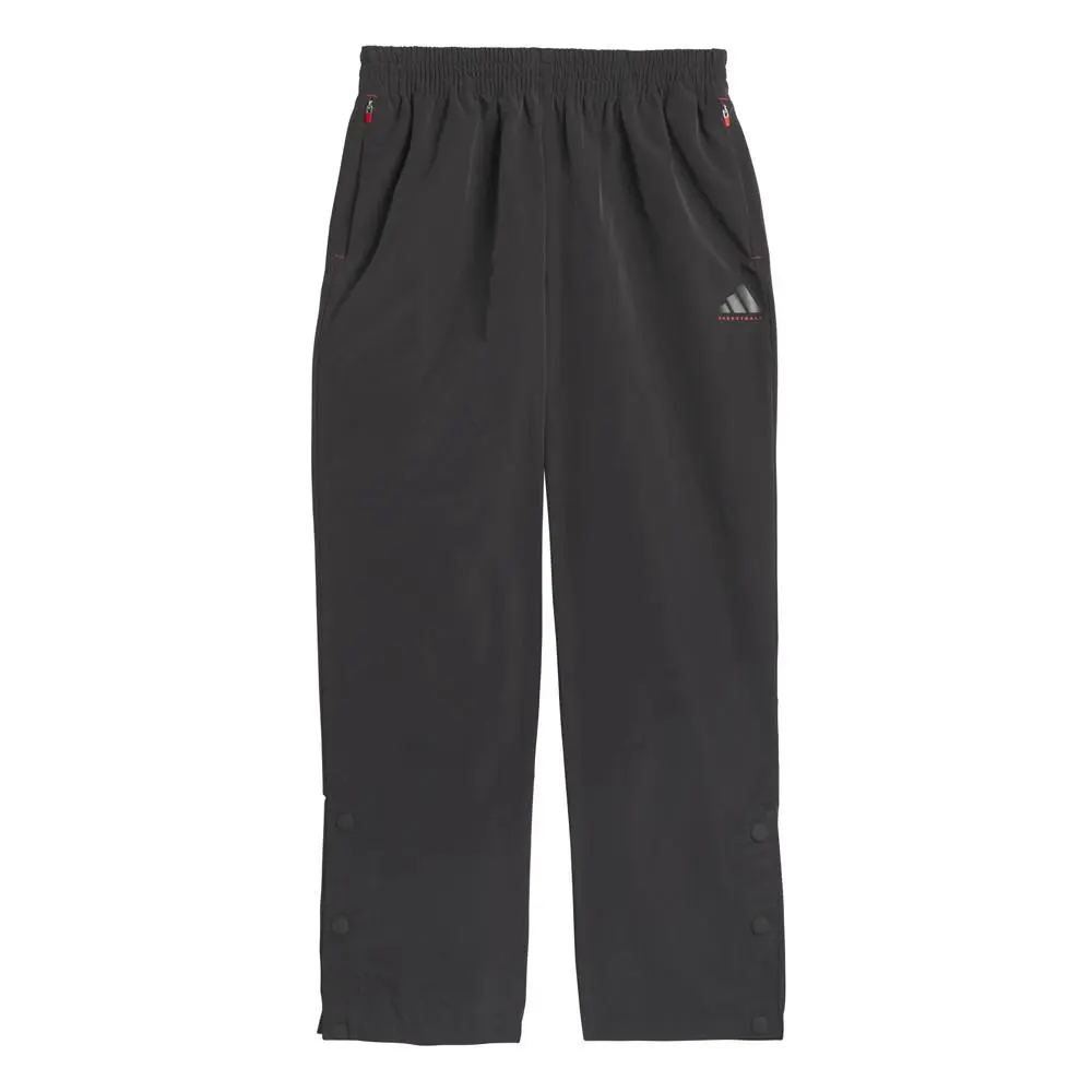 Adidas Basketball Woven Snap Pants Mens Size L Casual Athletic Bottoms IW5639