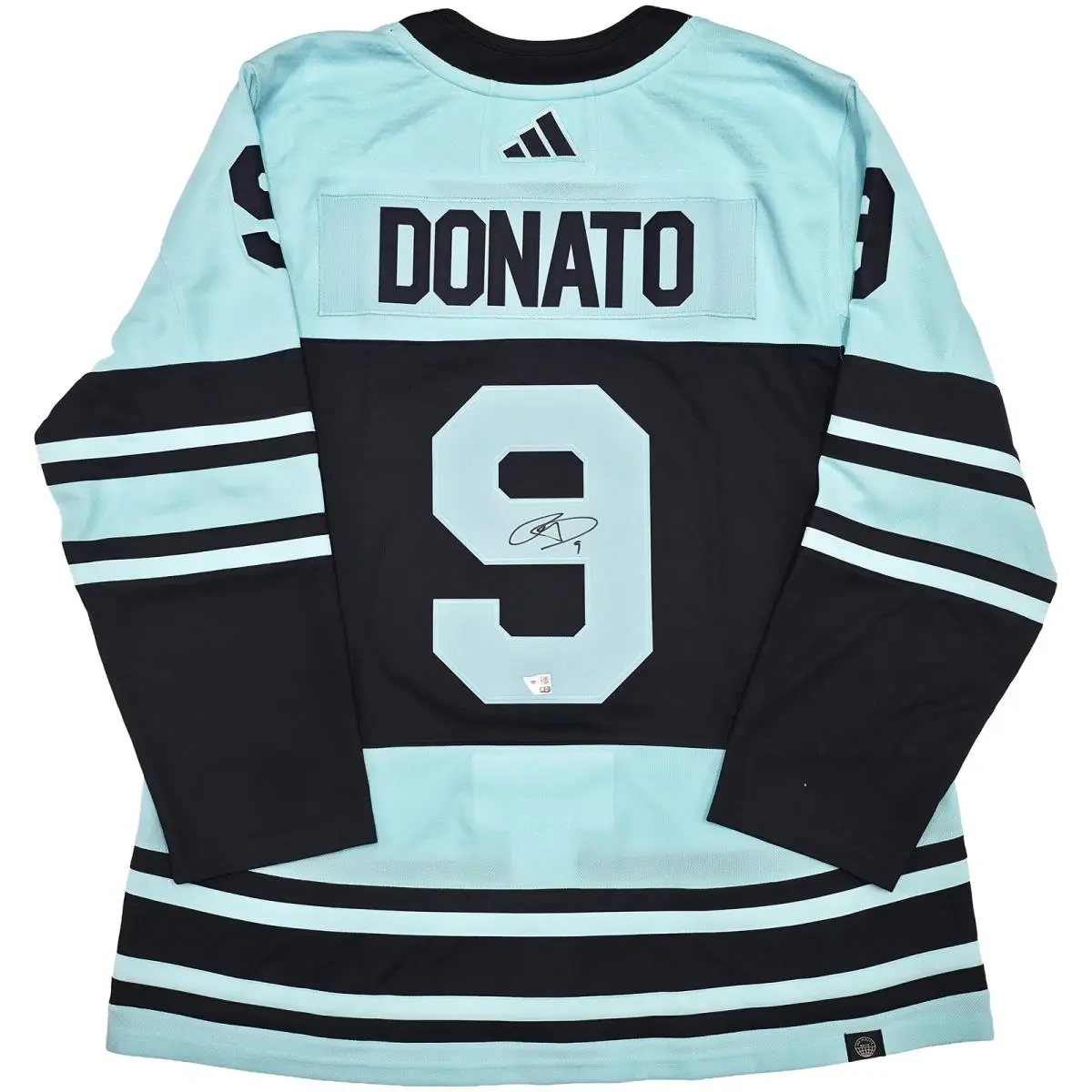 Kraken Ryan Donato Blue Green Adidas Primegreen Reverse Retro Jersey Fanatics