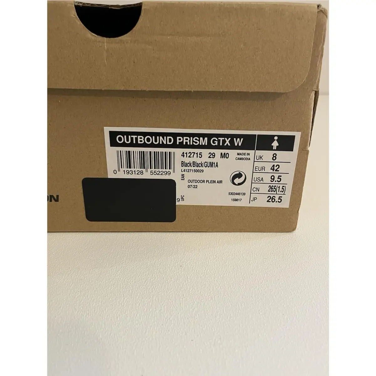 Salomon shoes - Outbound Prism GTX - Outbound Prism GTX - Black 6