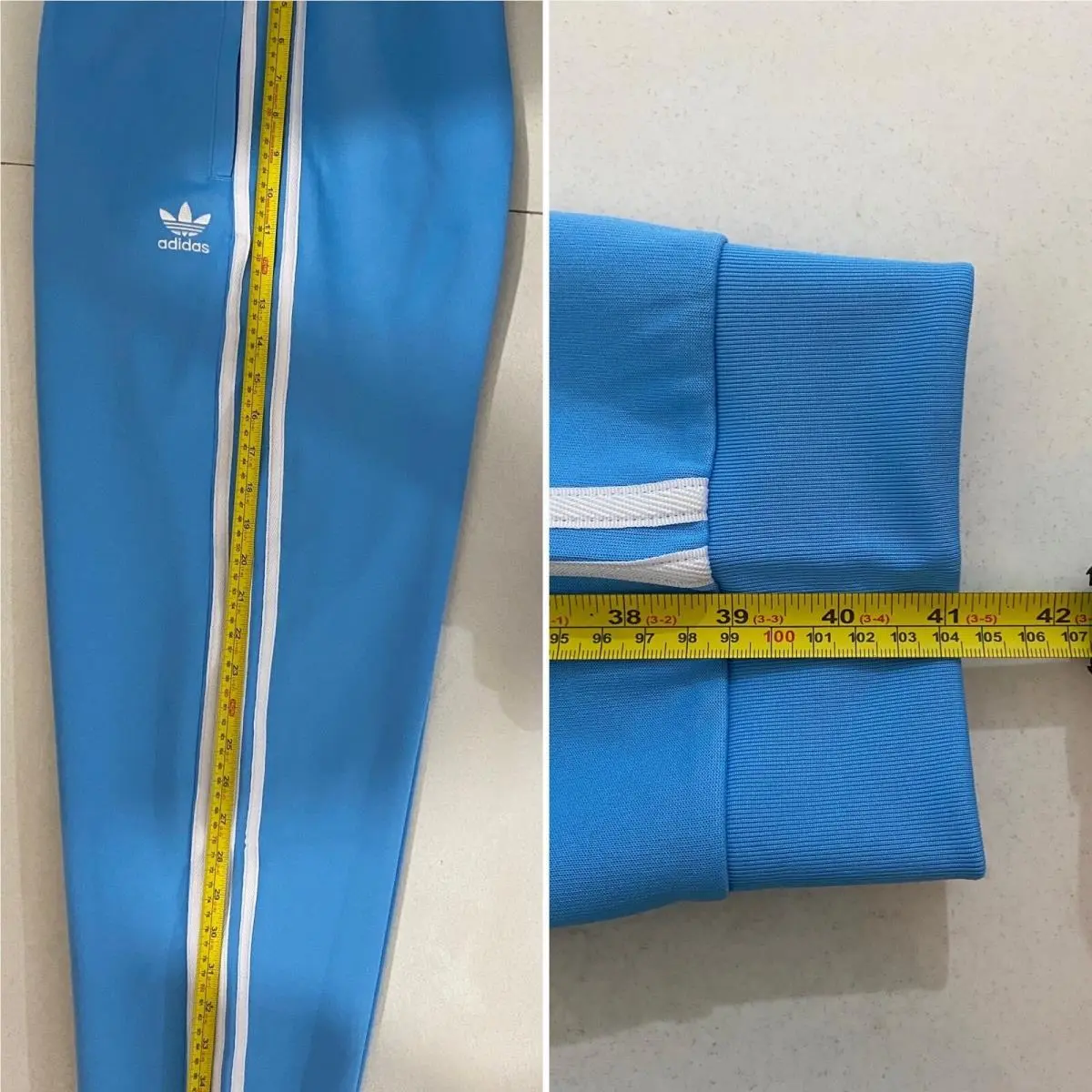 Adidas clothing - Semi Blue Burst White 9