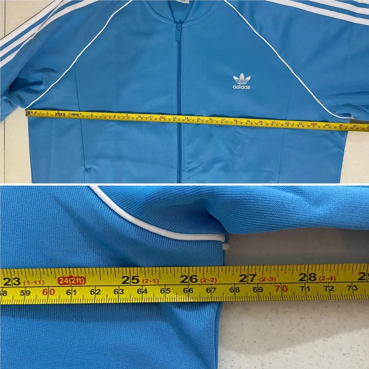 Adidas clothing - Semi Blue Burst White 6