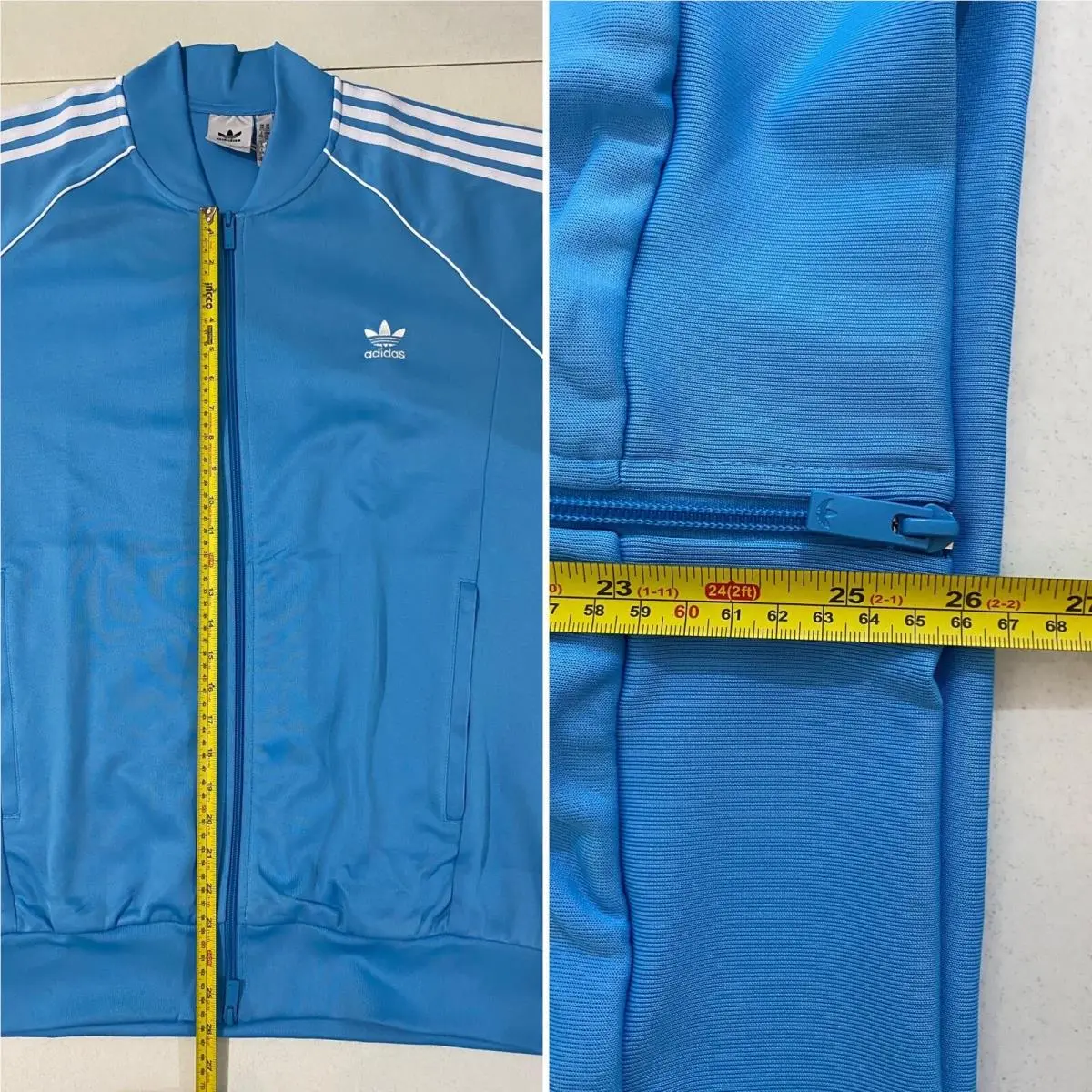 Adidas clothing - Semi Blue Burst White 7