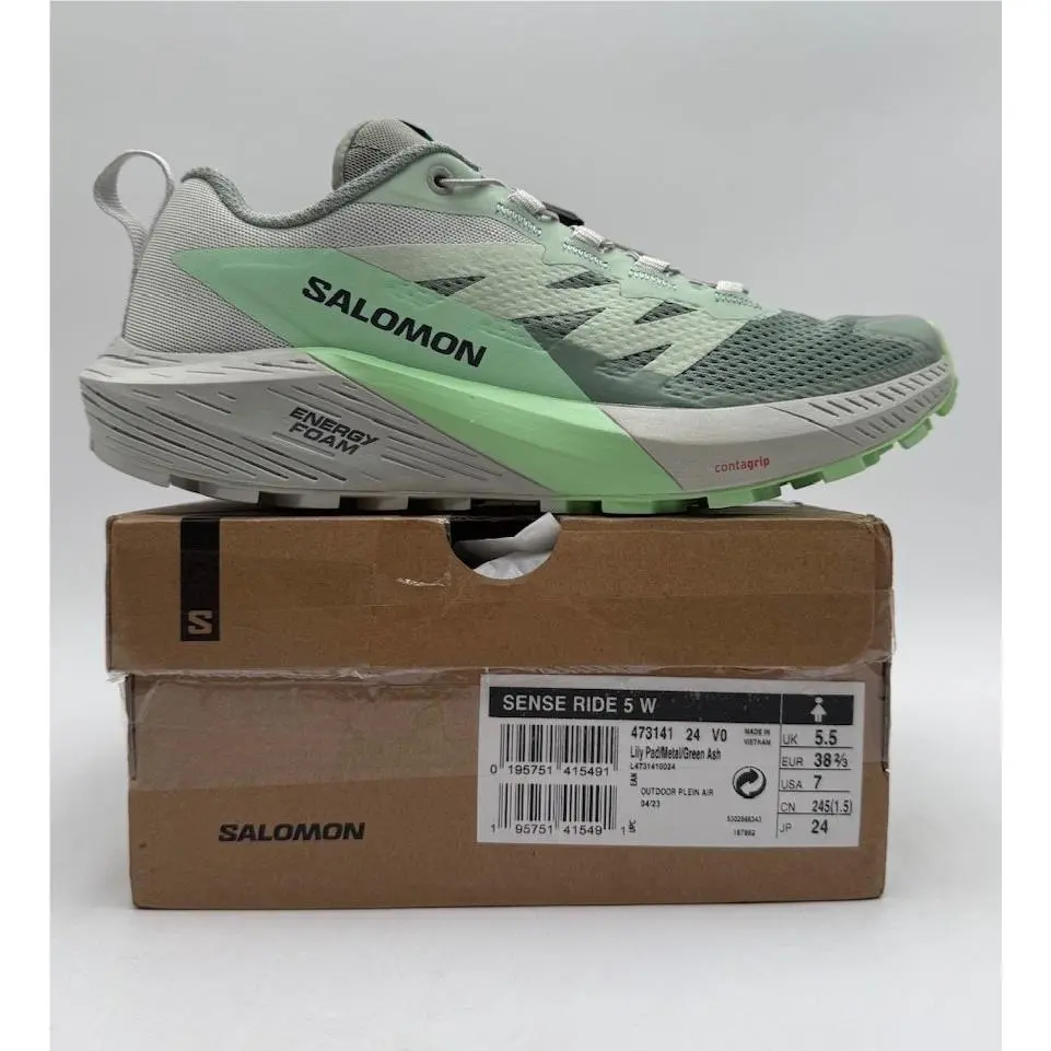 Salomon shoes - Salomon Sense Ride 5 - Sense Ride - Green 9