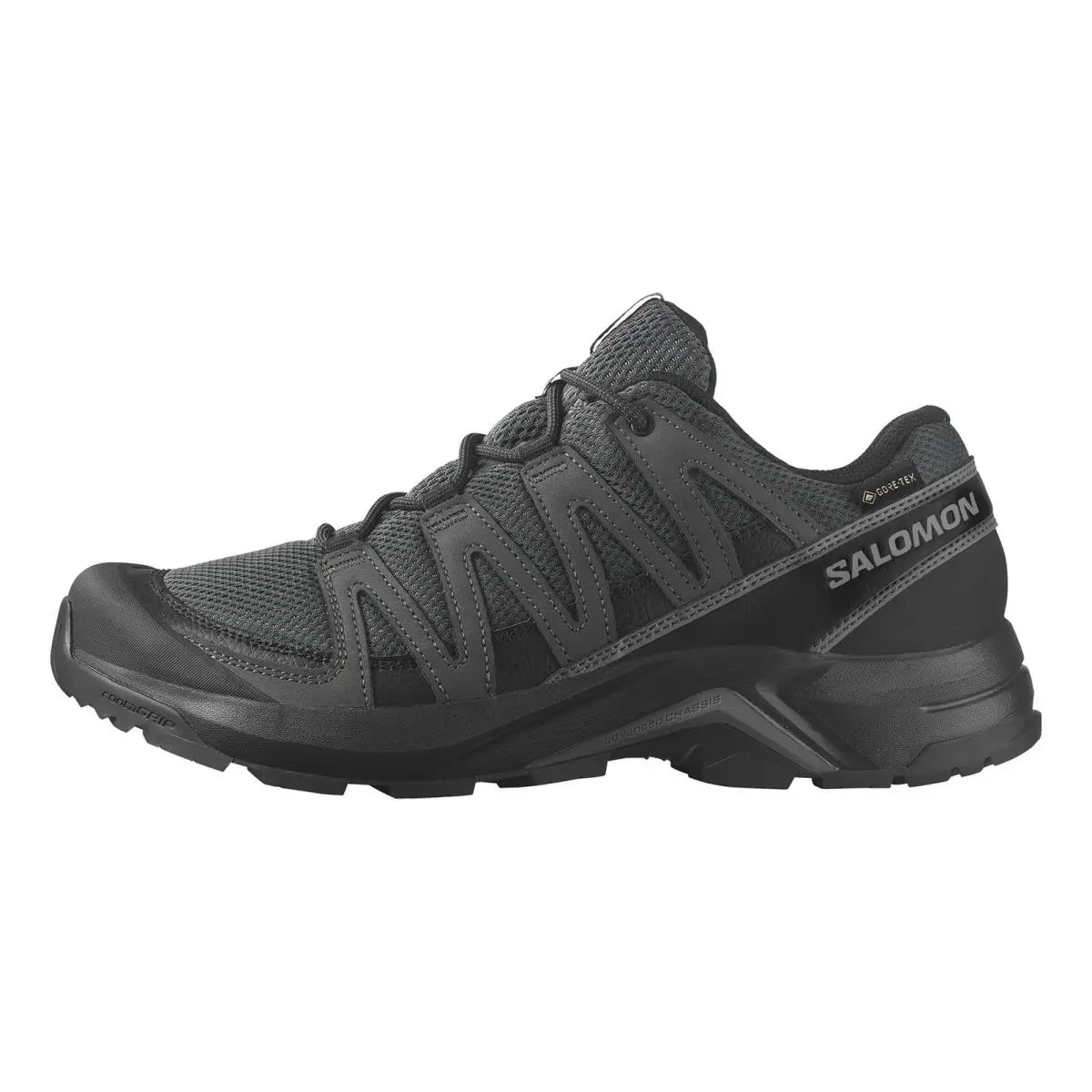 Salomon Men`s X-adventure Recon Gore-tex Hiking 12 Asphalt/castlerock/black