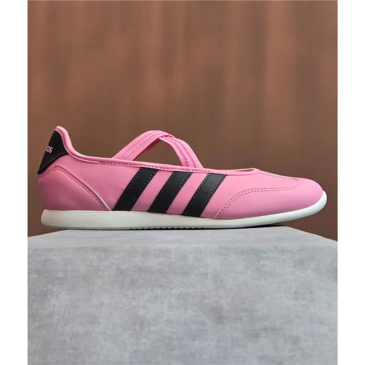 Adidas Barreda Mary Jane - Pink Black White JP6738 Youth 6.5 Women`s 7.5