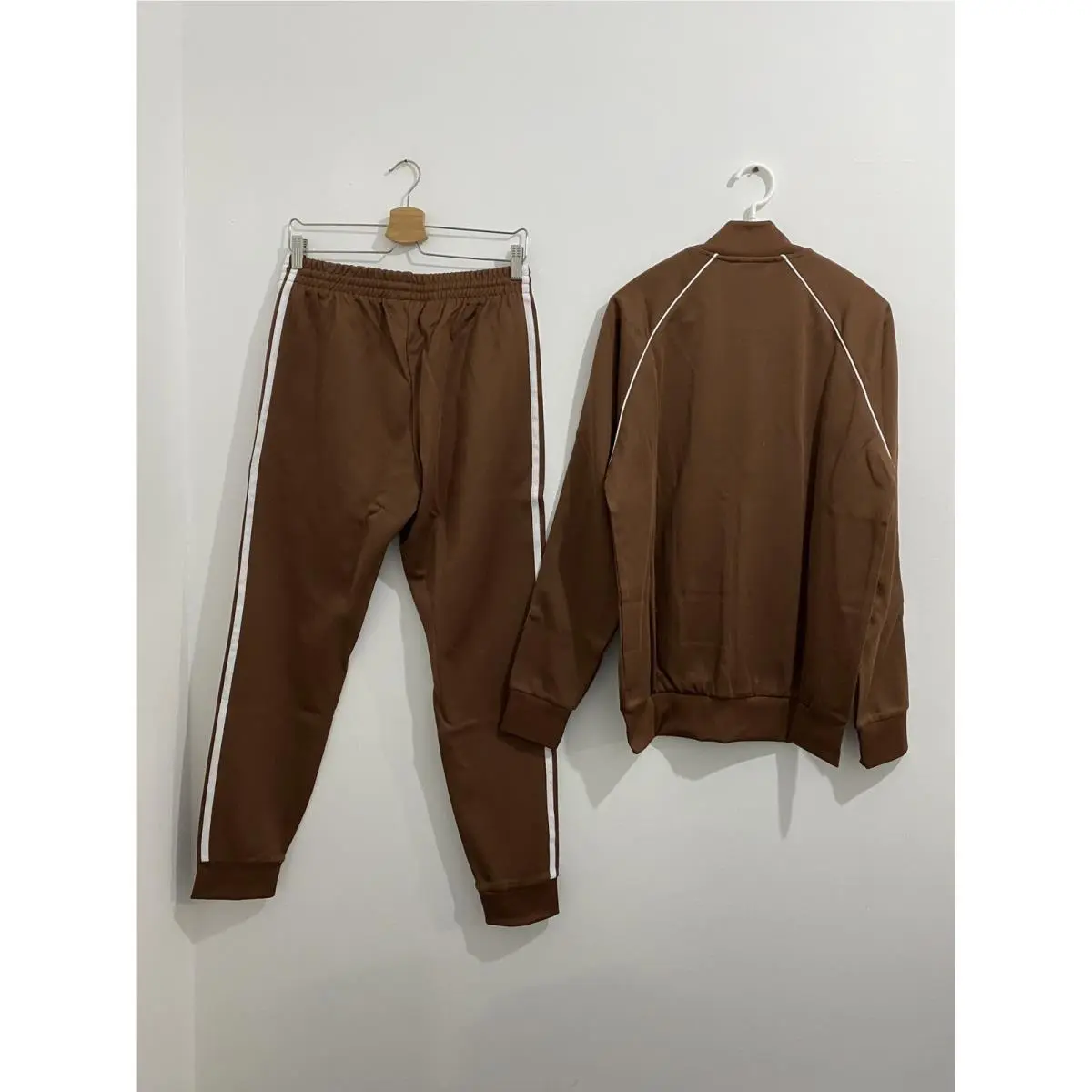 Adidas clothing - Preloved Brown White 1