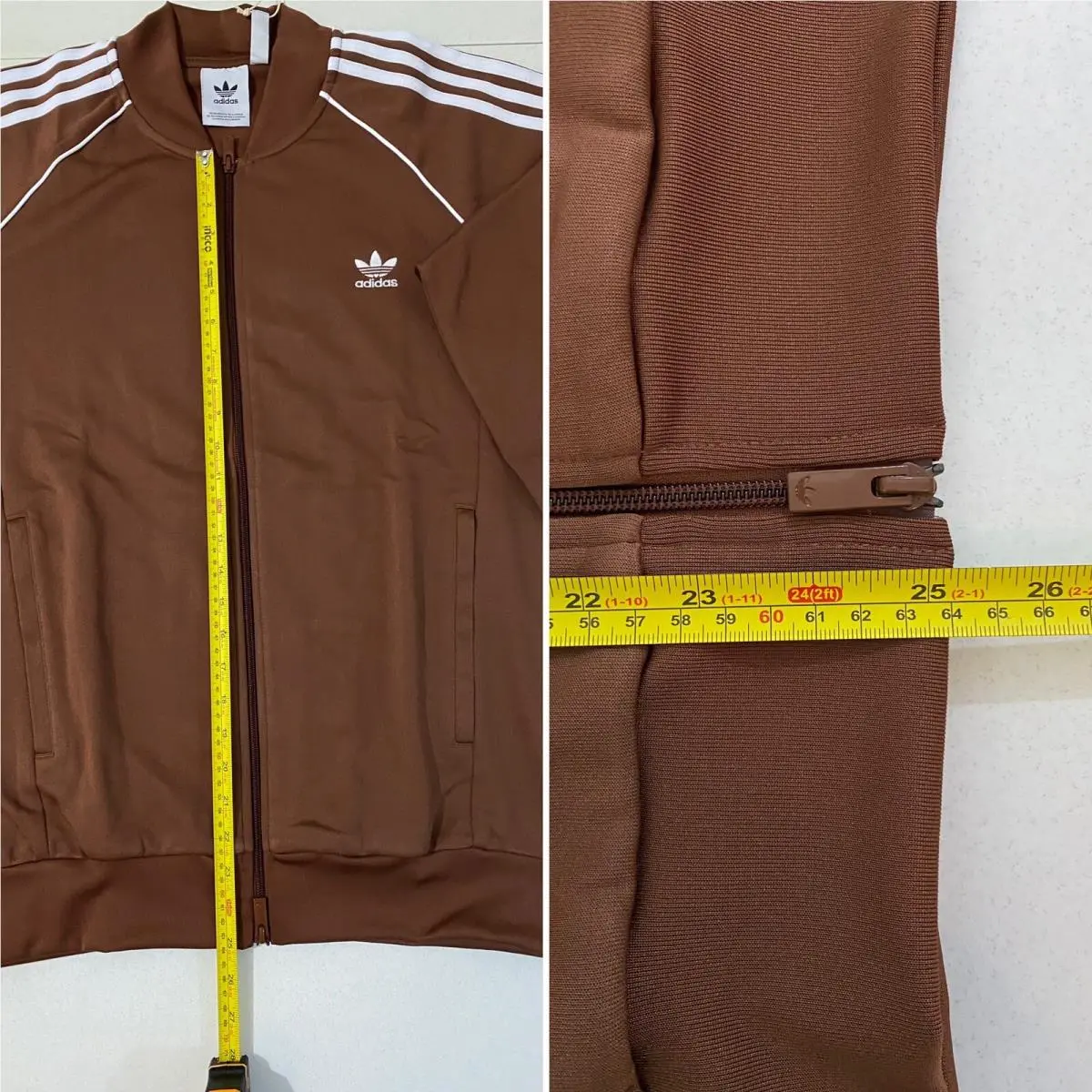 Adidas clothing - Preloved Brown White 7