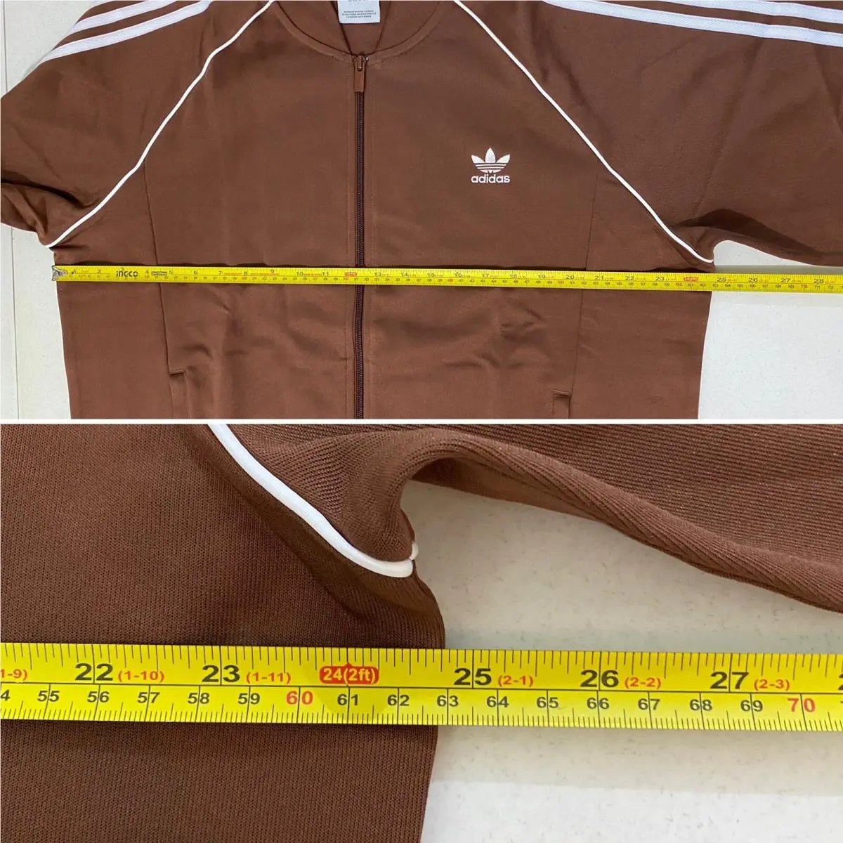 Adidas clothing - Preloved Brown White 8