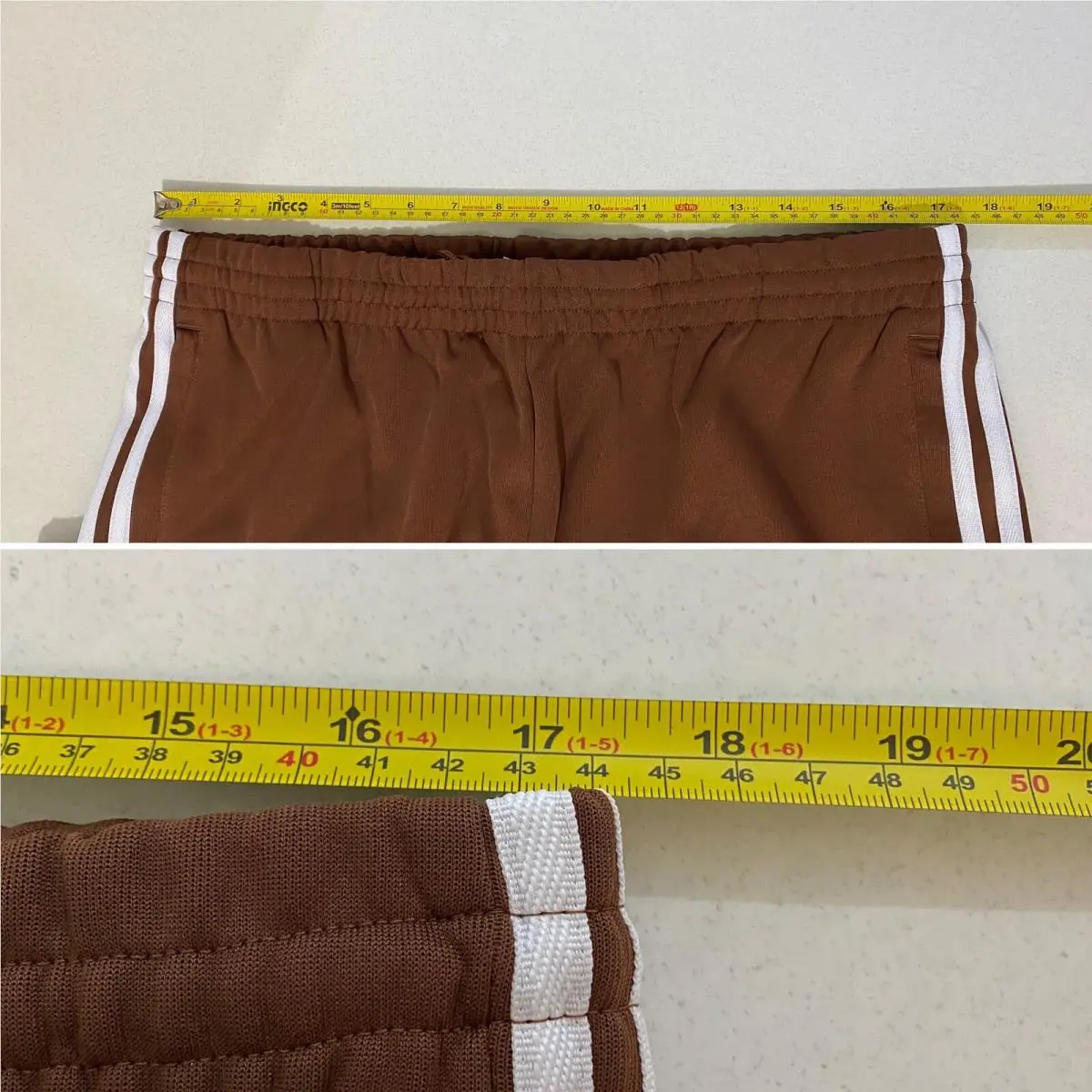 Adidas clothing - Preloved Brown White 9