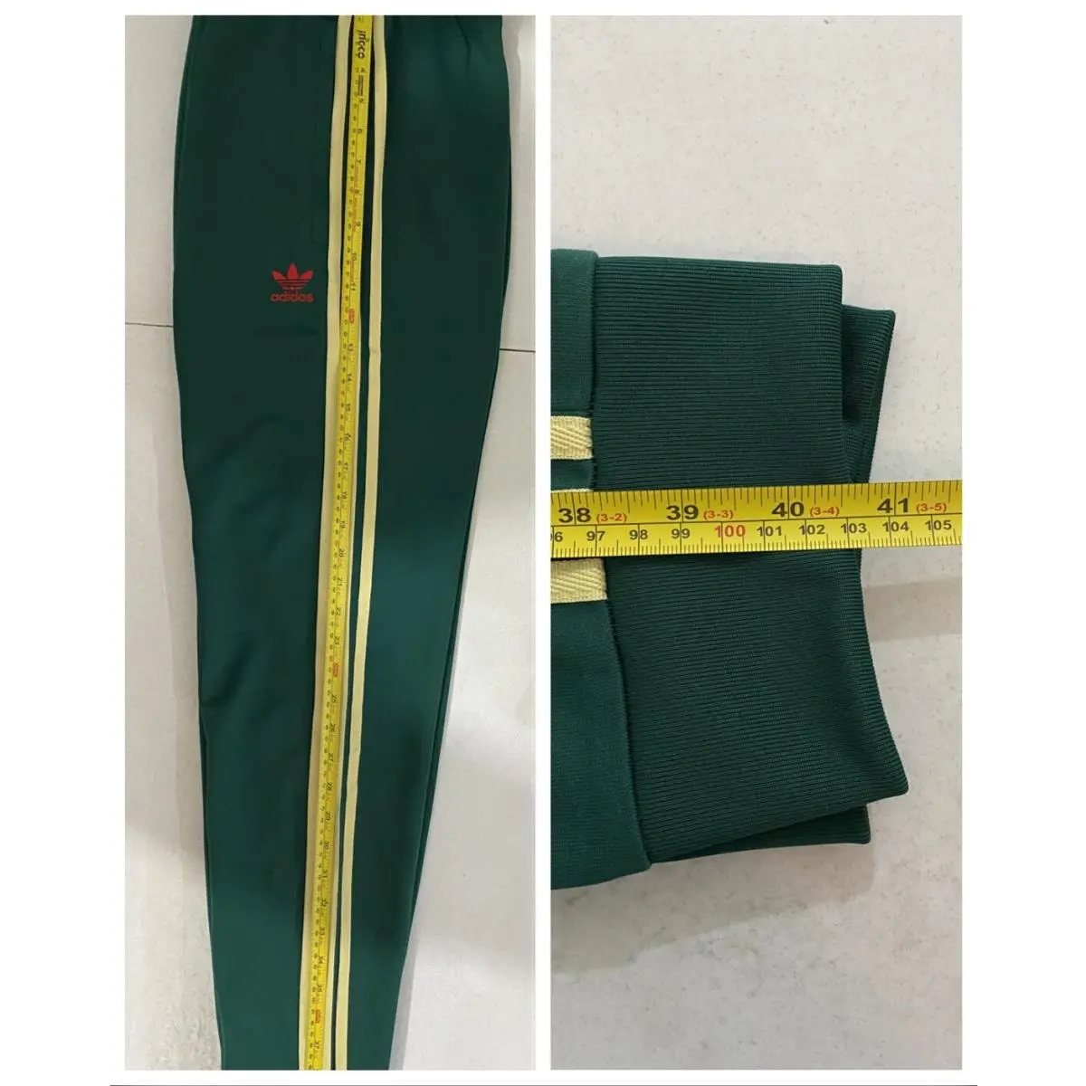 Adidas clothing - Collegiate Green Powder Yellow 11