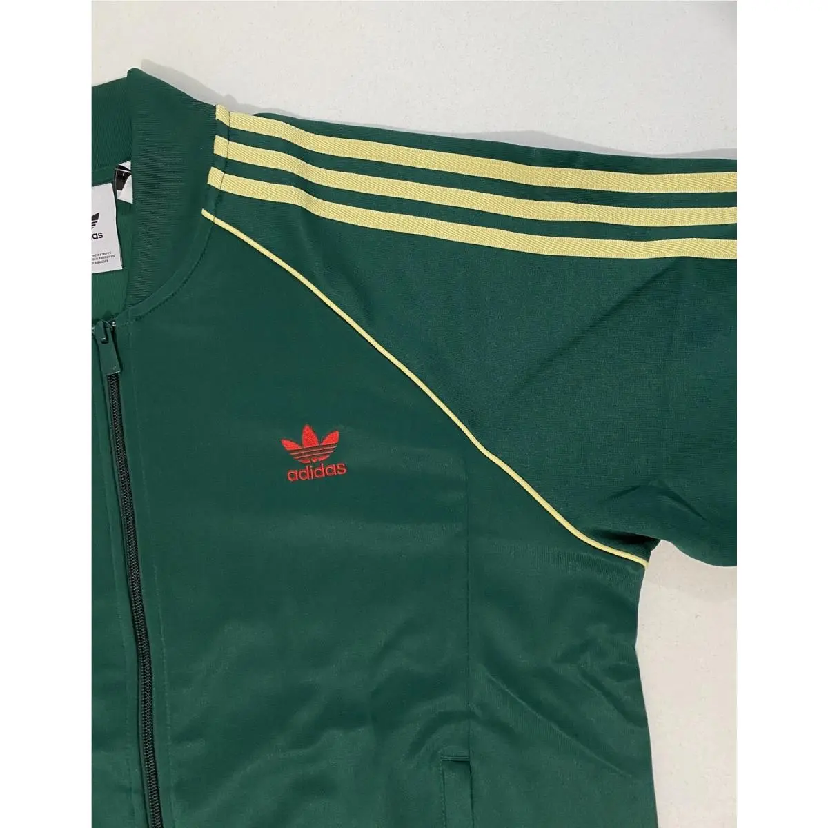 Adidas clothing - Collegiate Green Powder Yellow 2