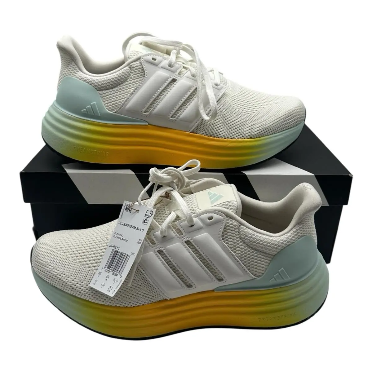 Adidas Ultradream Bold Running Shoes Women Sz 10 White/halo Mint Sneakers JP9611