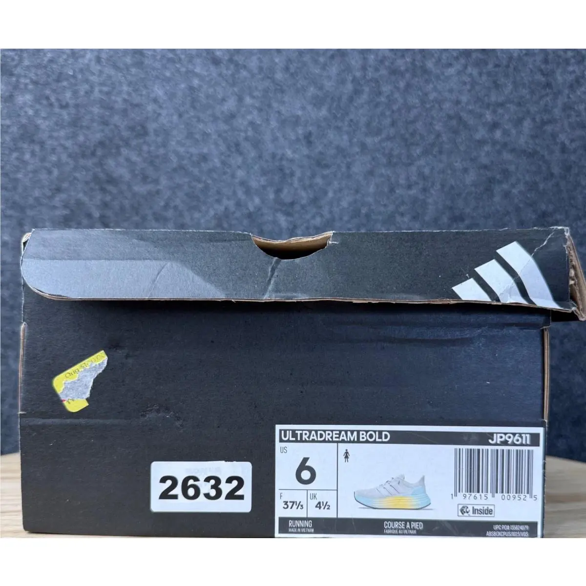 Adidas shoes - adidas Running - Running - JP9611 - White/Blue/Yellow 12