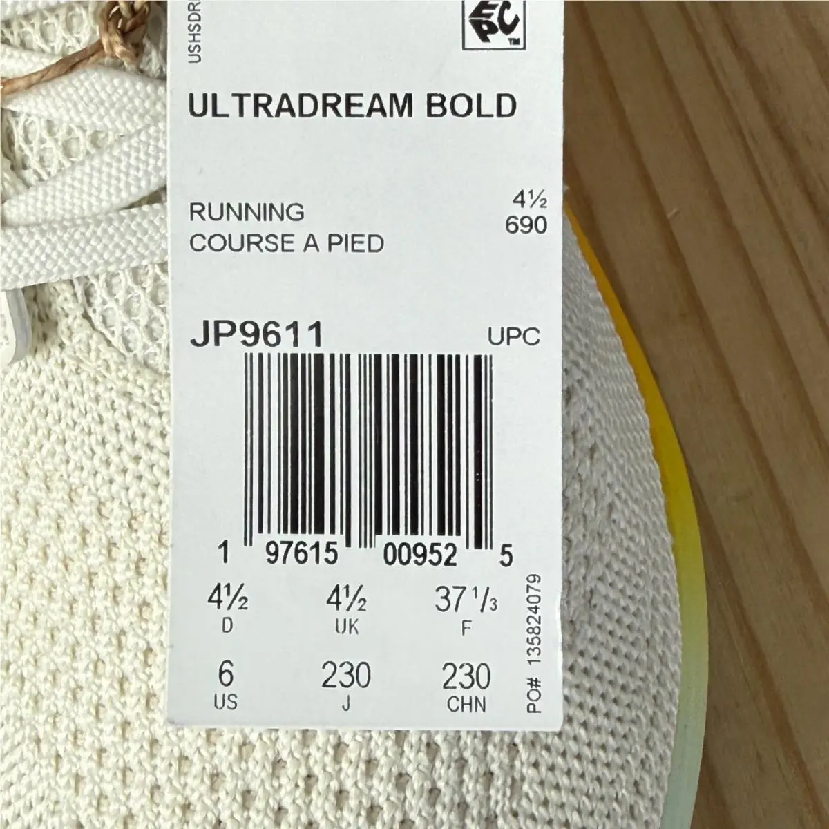 Adidas shoes - adidas Running - Running - JP9611 - White/Blue/Yellow 7