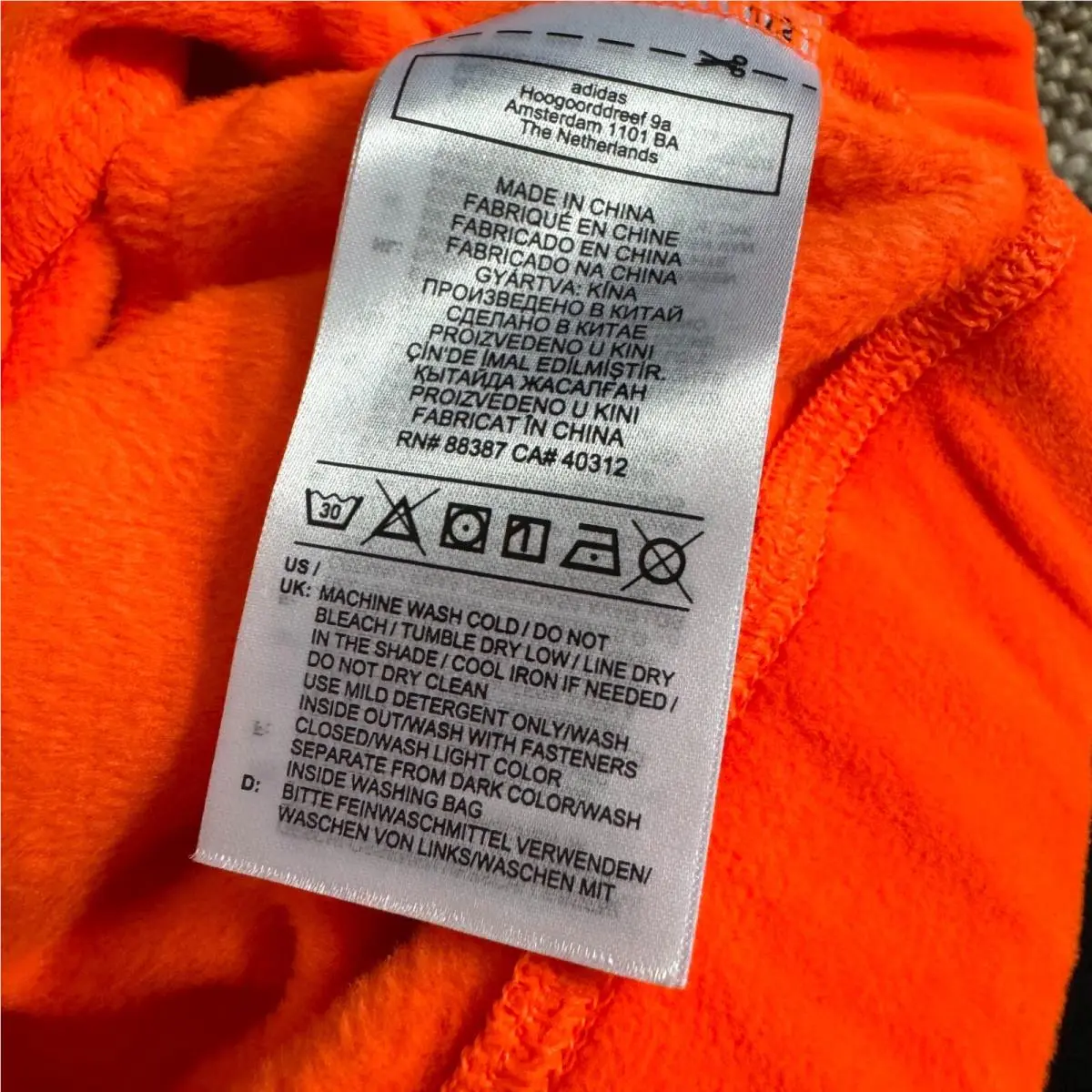 Adidas clothing - Orange 6
