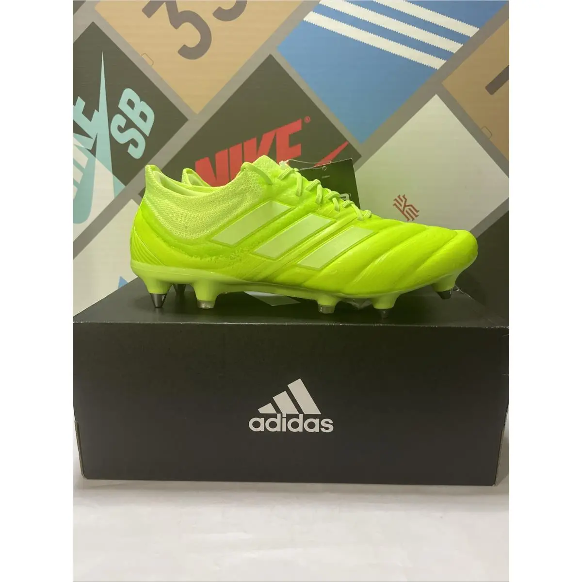 Adidas Copa 20.1 SG Men`s Soccer Cleats Sz 8 Green FV3628