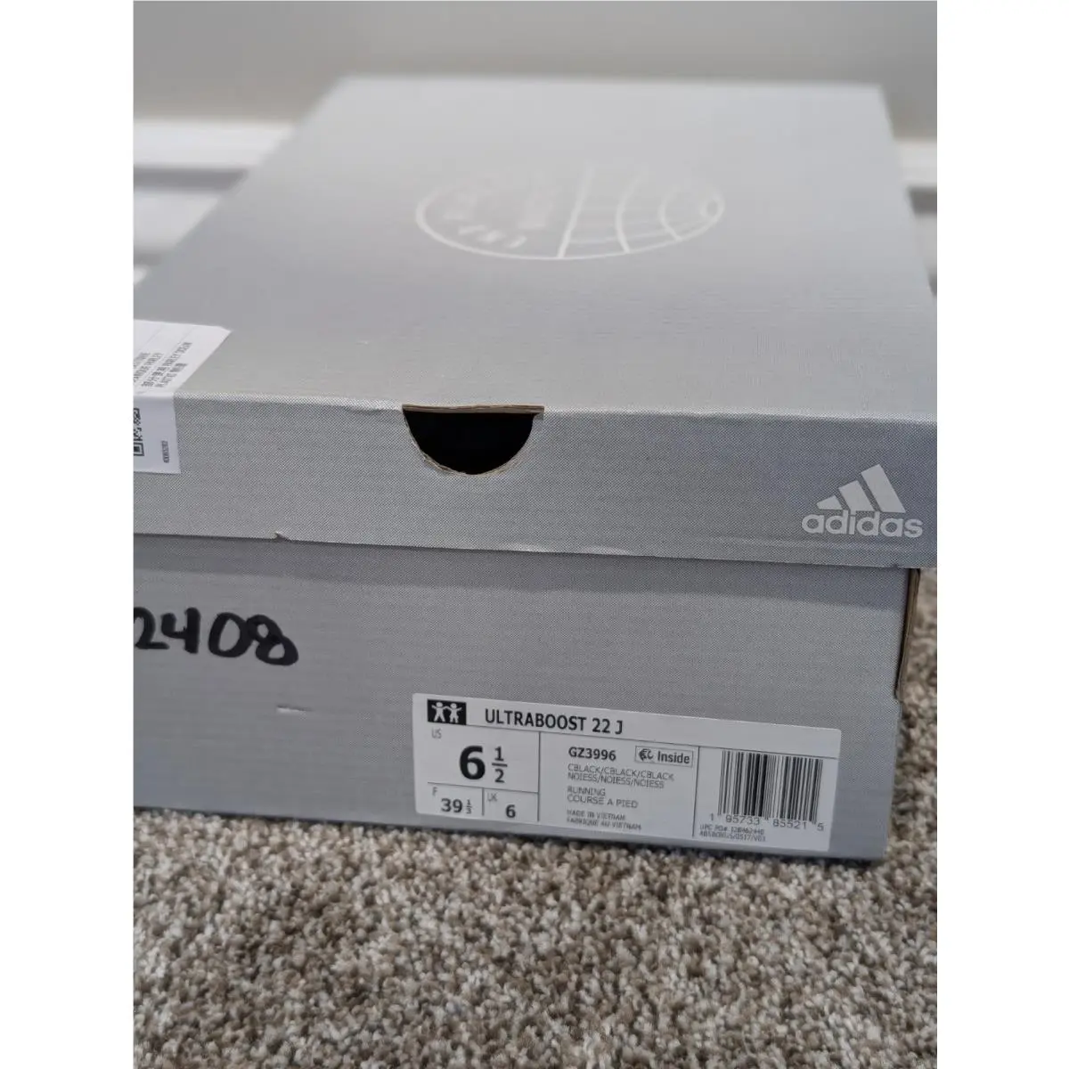 Adidas shoes - Adidas	Ultraboost 22 J - Black 7