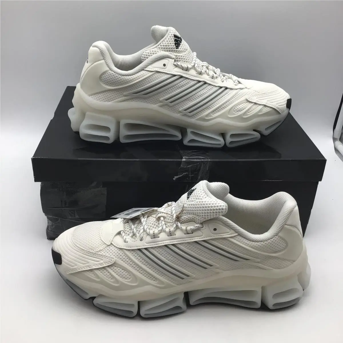Adidas Megaride AG Mens Running Shoes Cream White IG1716 Size 13