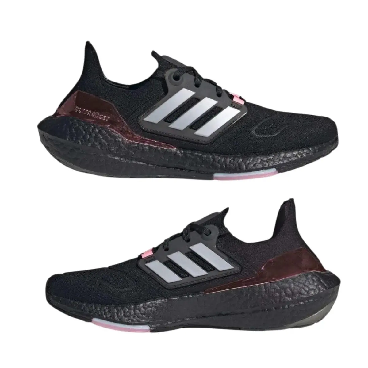 Adidas Ultraboost 22 Women`s Core Black/matte Silver/beam Pink US 8 - Core Black/Matte Silver/Beam Pink