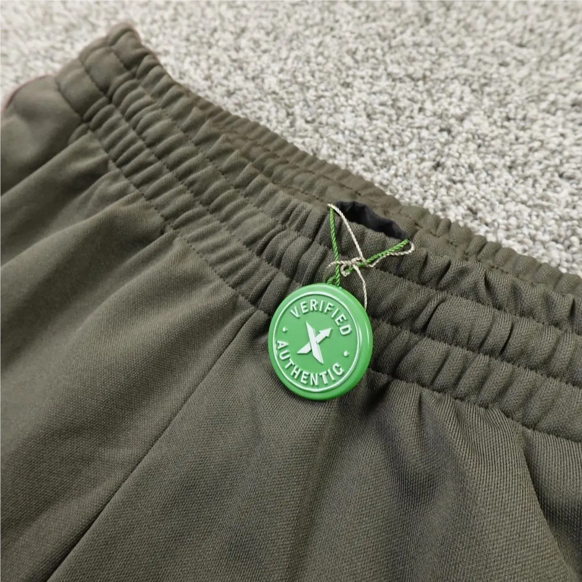 Adidas Pants Mens L Green Calabasas Yeezy Track Drawstring Jogger Sweatpants