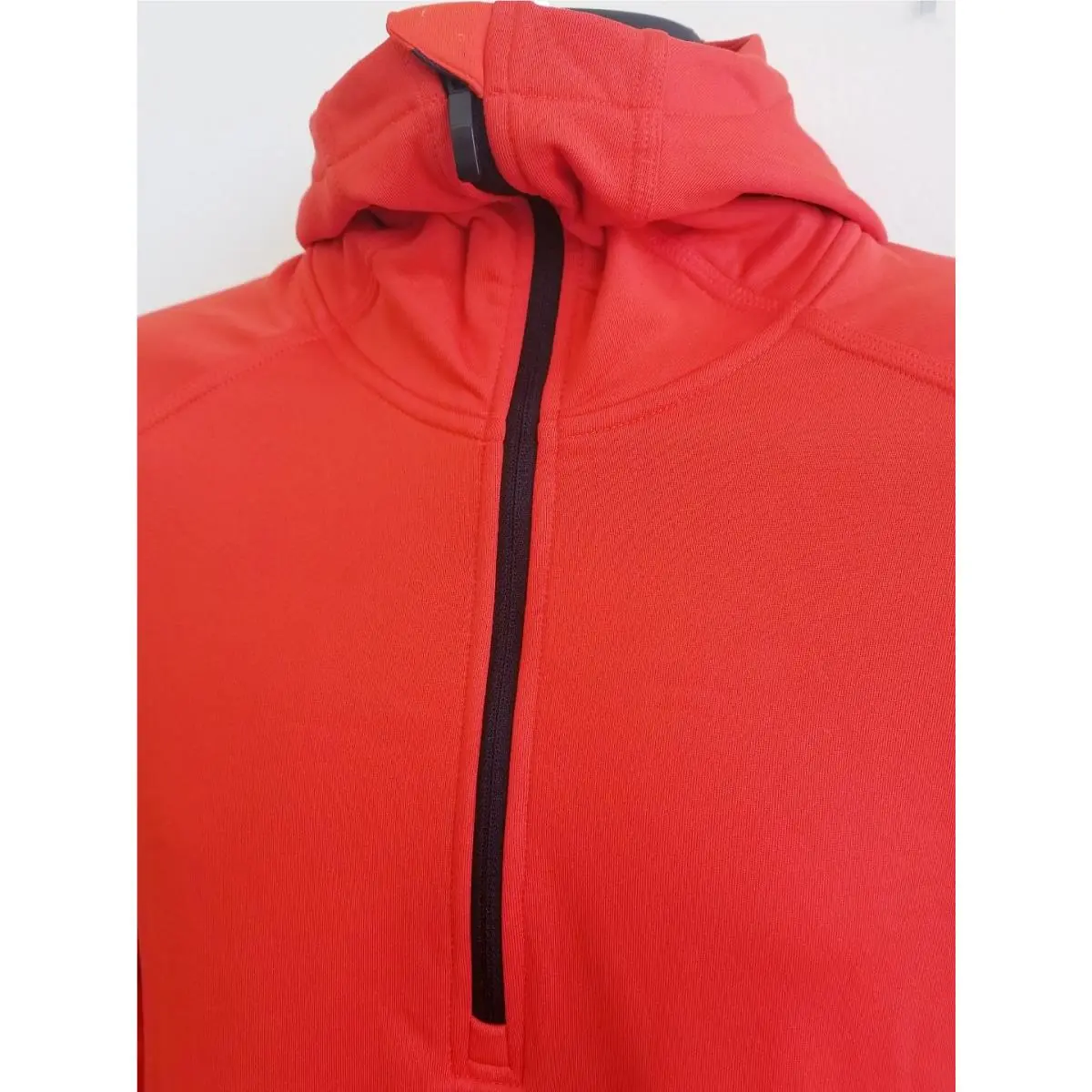 Adidas clothing - Climaheat Half Zip Up Hoodie - Orange 1