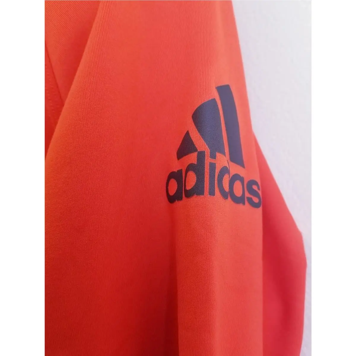 Adidas clothing - Climaheat Half Zip Up Hoodie - Orange 2
