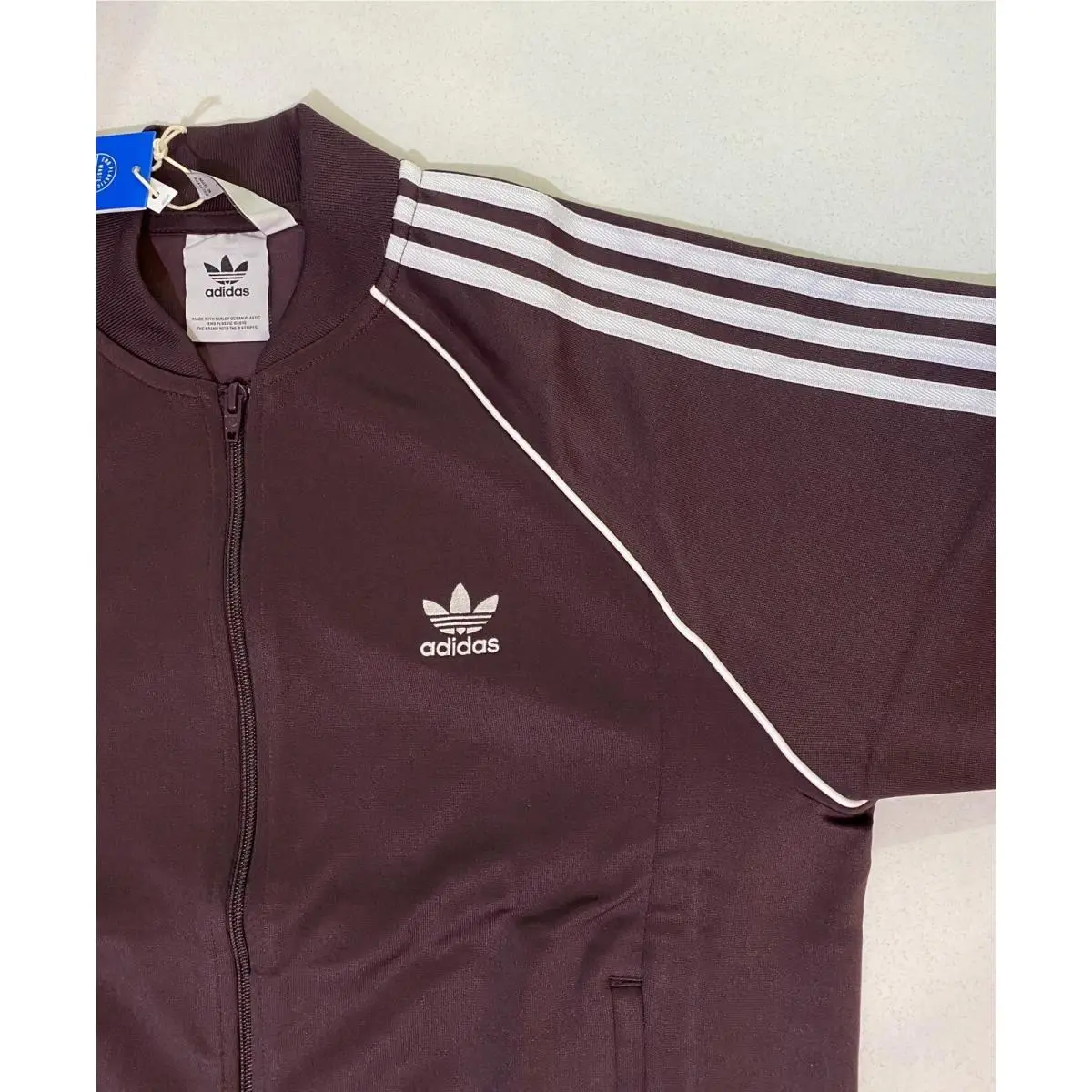 Adidas clothing - Shadow Maroon White 0