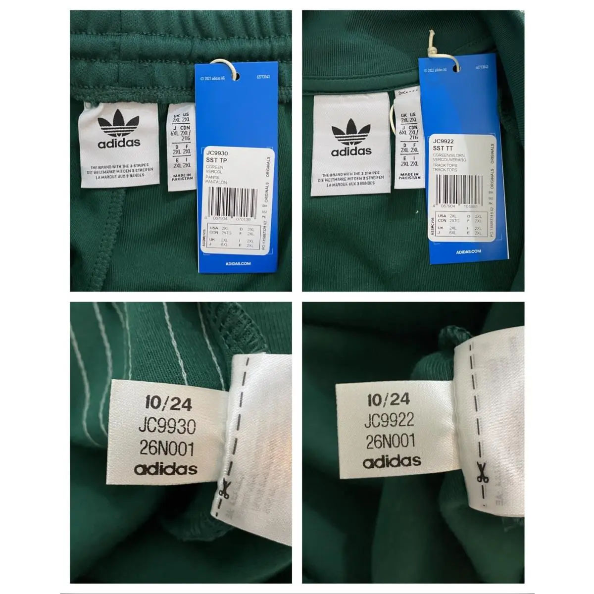 Adidas clothing - Collegiate Green 3