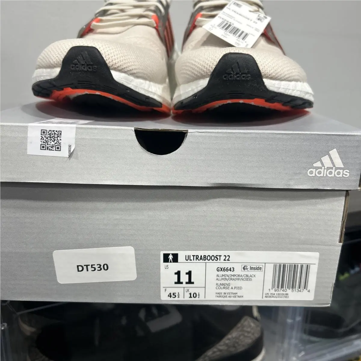 Adidas shoes - adidas UltraBoost 22 - UltraBoost - GX6643 - White (UPC: 0195740513474) 3