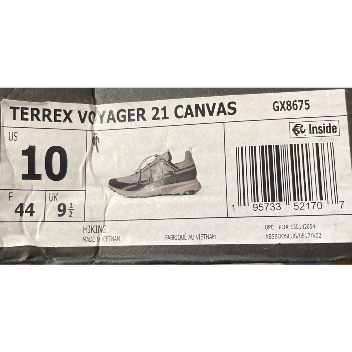Adidas shoes - adidas Terrex - Terrex - GX8675 - Metal Grey / Silver Metallic / Beam Gree (UPC: 0195733521707) 5