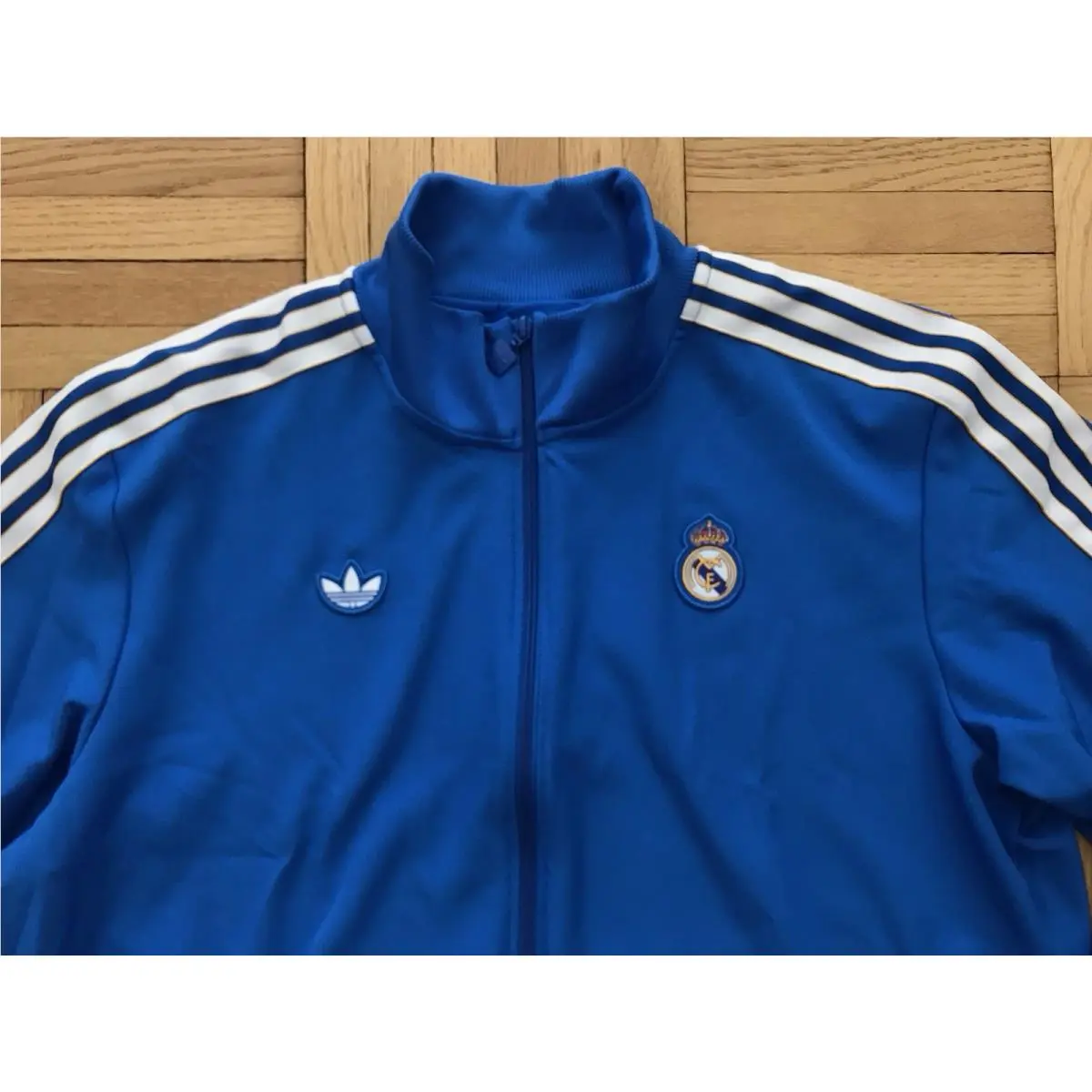Adidas clothing - Adidas Originals Real Madrid FC Terrace Icons Track Jacket - Blue 0