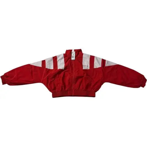 Adidas Blocked FZ Track Top KD8788 Better Scarlet Full Zip Women`s Size Medium