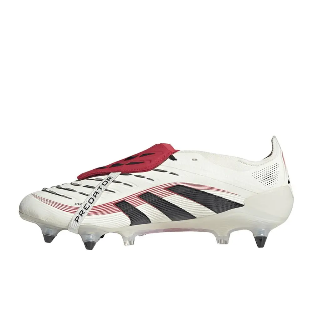 Adidas shoes - adidas Predator Elite FoldOver Tongue Soft Ground Soccer Cleats - JQ7821 - Off White (UPC: 197613224531) 1