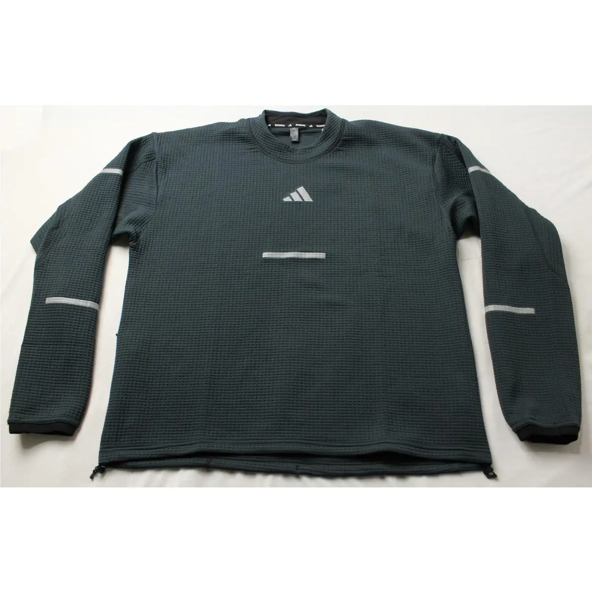 Adidas Men`s ADI365 Climawarm+ Crewneck Sweatshirt AR8 Black Medium