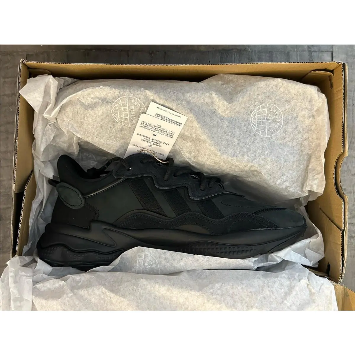 Adidas shoes - Adidas Ozweego Women’s Core Black Sneakers - GY9425 - Black (UPC: 195739725857) 1
