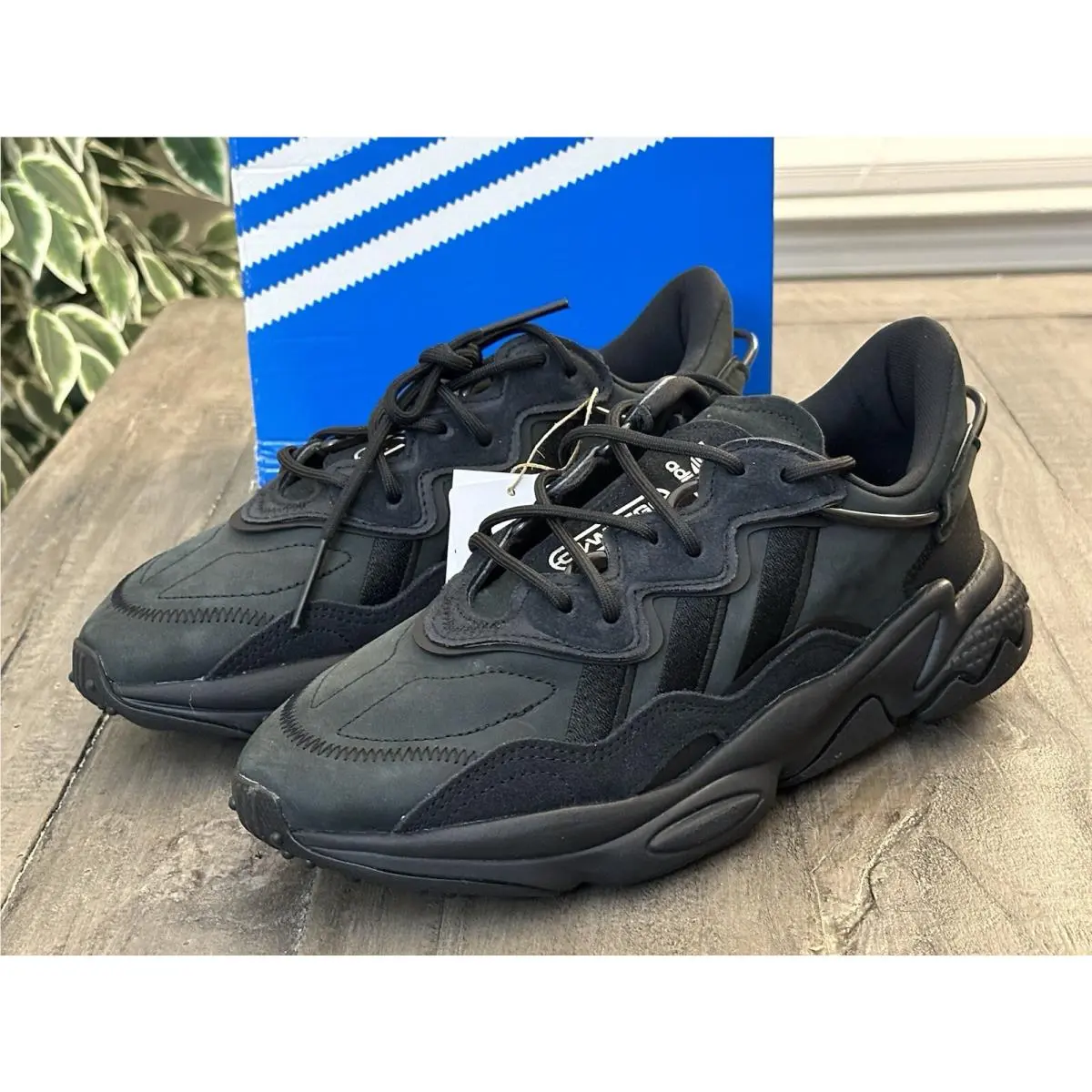 Adidas shoes - Adidas Ozweego Women’s Core Black Sneakers - GY9425 - Black (UPC: 195739725857) 4