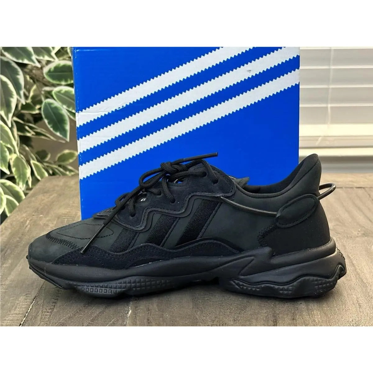 Adidas shoes - Adidas Ozweego Women’s Core Black Sneakers - GY9425 - Black (UPC: 195739725857) 6