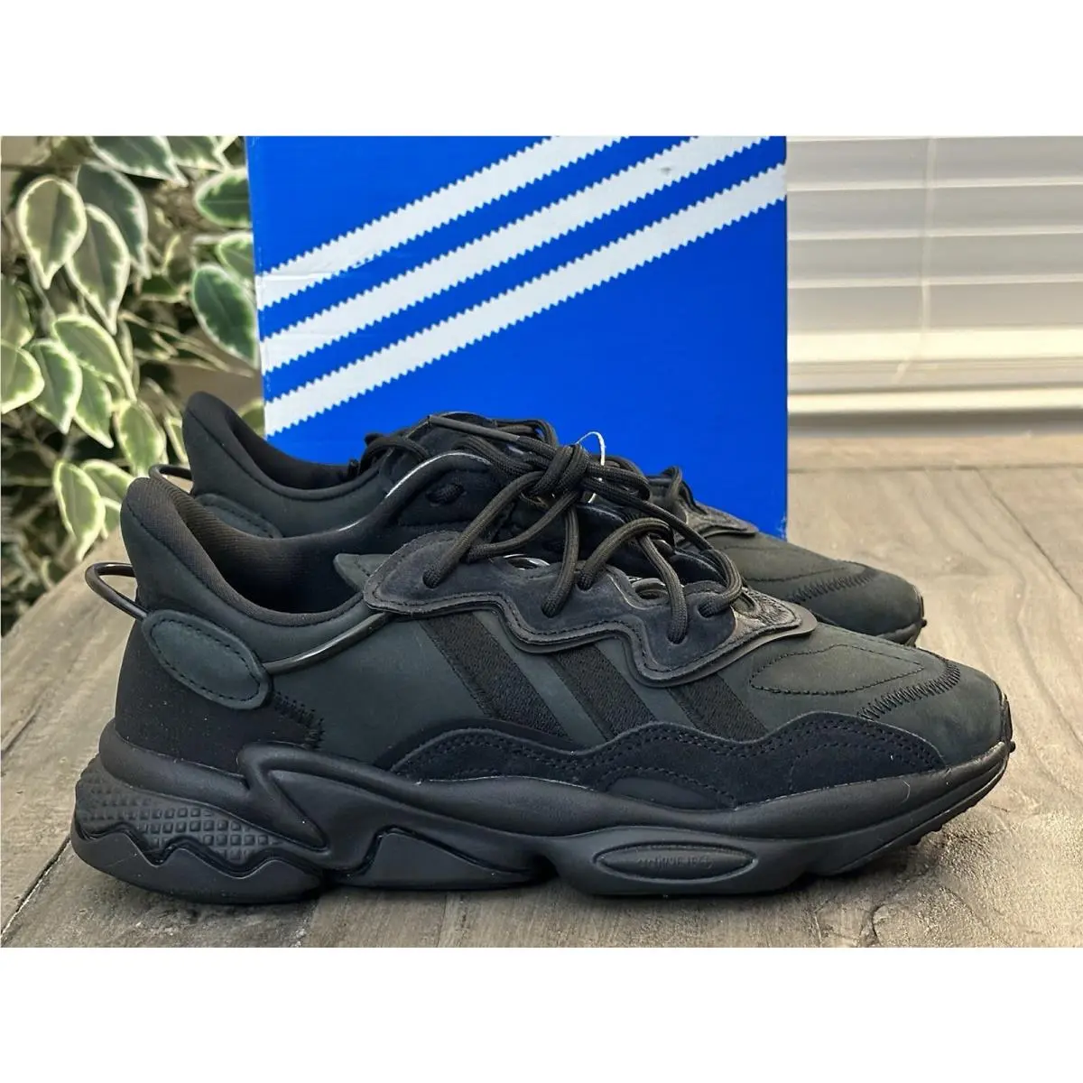 Adidas shoes - Adidas Ozweego Women’s Core Black Sneakers - GY9425 - Black (UPC: 195739725857) 10