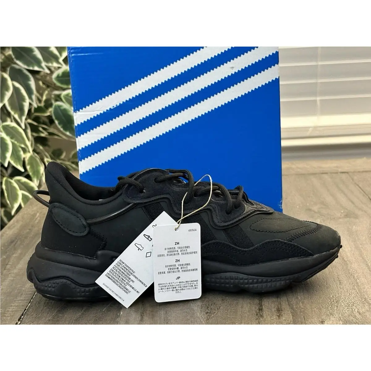 Adidas shoes - Adidas Ozweego Women’s Core Black Sneakers - GY9425 - Black (UPC: 195739725857) 11
