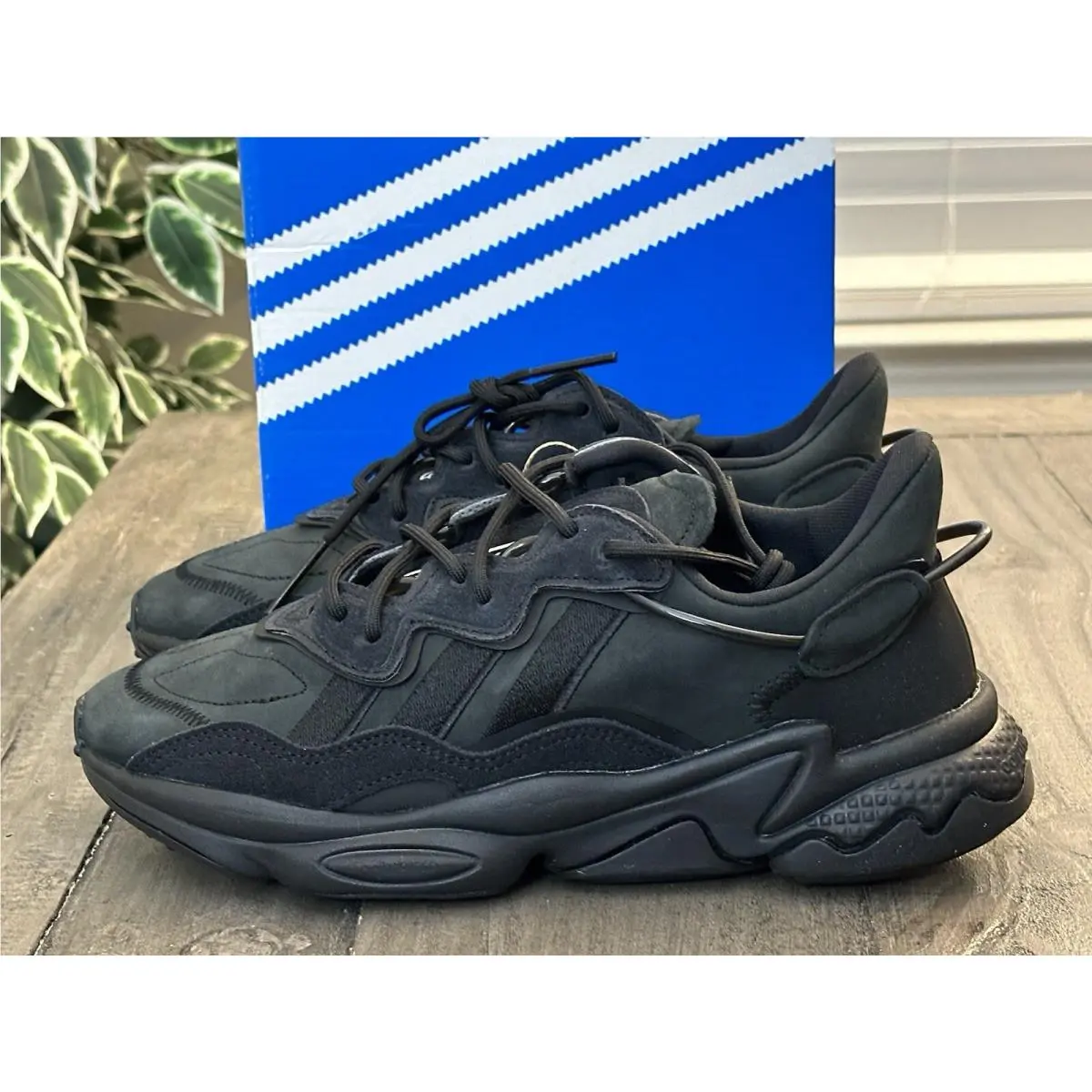 Adidas shoes - Adidas Ozweego Women’s Core Black Sneakers - GY9425 - Black (UPC: 195739725857) 5