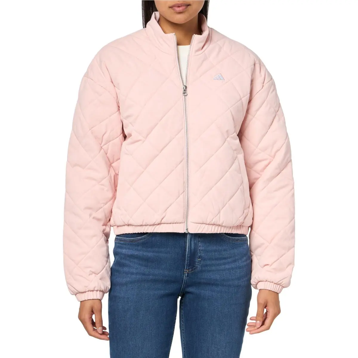 Adidas Go To Quilted Sandy Pink Outerwear Women XL